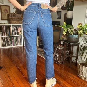 Vintage 80s 90s Levi's 216 Orange Tab Denim Jeans Made in USA ~ Size 29